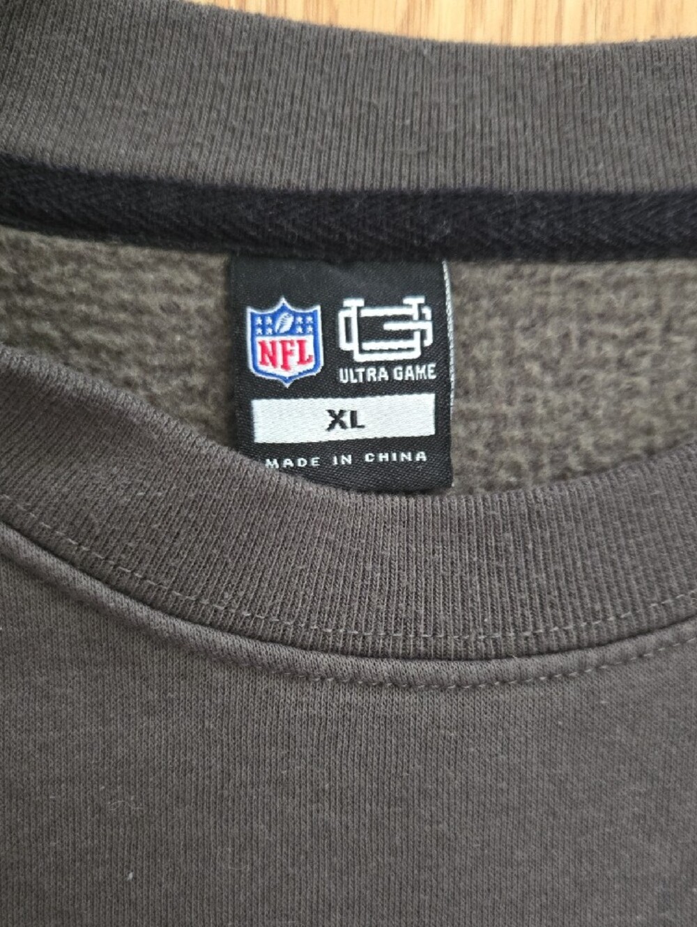 Men's Tennessee Titans Crewneck Sweatshirt - Charcoal with Blue Logo - Picture 5 of 7